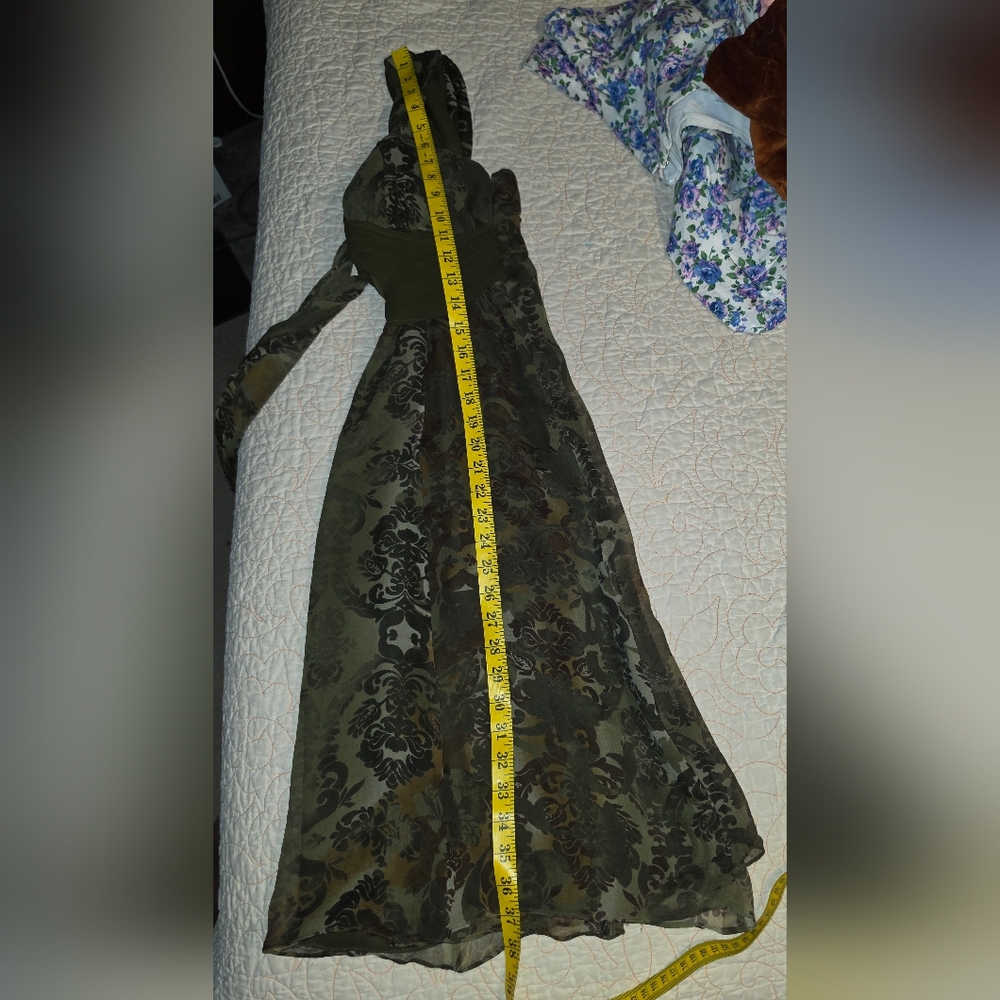 Women's Size 10 M 90's Y2K Whimsigoth Dress Indie Artsy Festival Party - Picture 7 of 8
